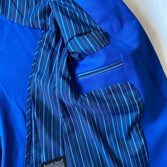 RW&CO. Blue Button Up Blazer Size 2 - Picture 14 of 15